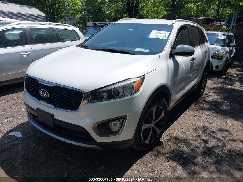 2016 Kia Sorento 2.0T Ex VIN: 5XYPH4A16GG122310 Lot: 39684786