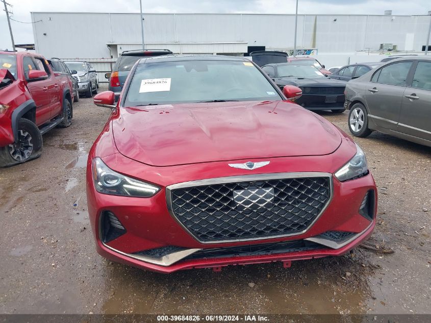 2019 Genesis G70 3.3T Dynamic VIN: KMTG34LE6KU021727 Lot: 39684826