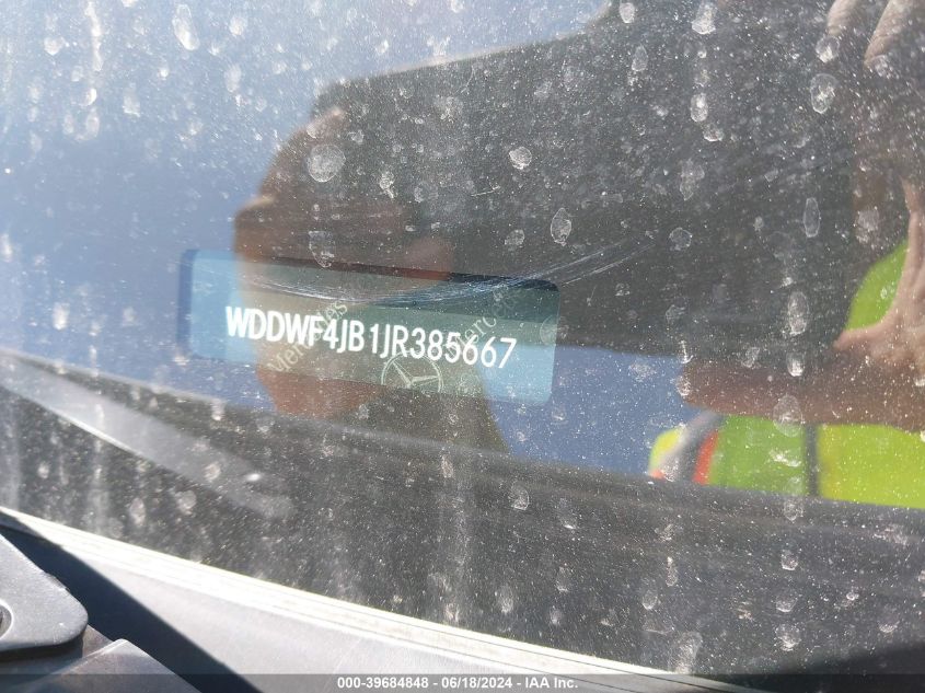 2018 Mercedes-Benz C 300 VIN: WDDWF4JB1JR385667 Lot: 39684848