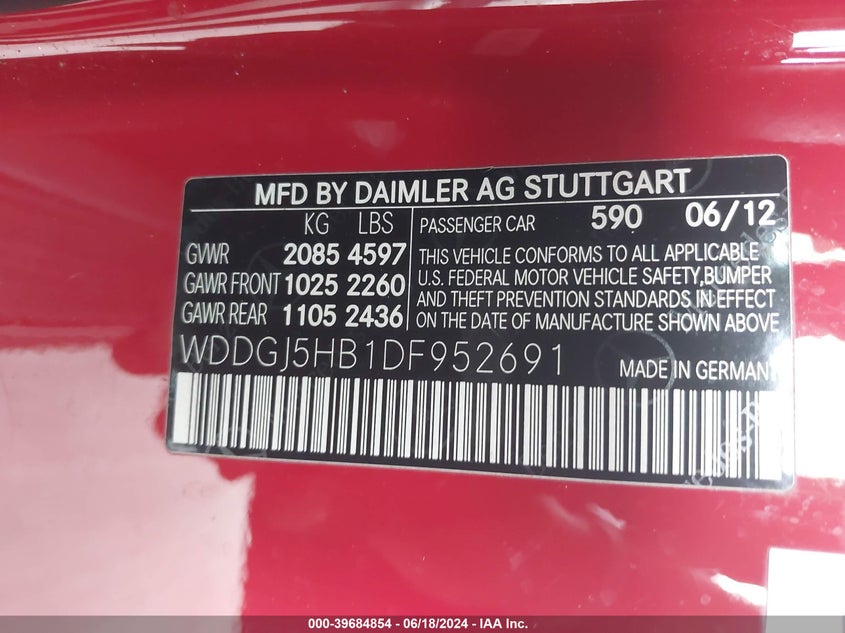 2013 MERCEDES-BENZ C 350 SPORT - WDDGJ5HB1DF952691