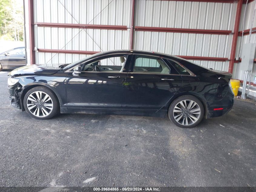 2019 Lincoln Mkz Reserve Ii VIN: 3LN6L5FC0KR601987 Lot: 39684865