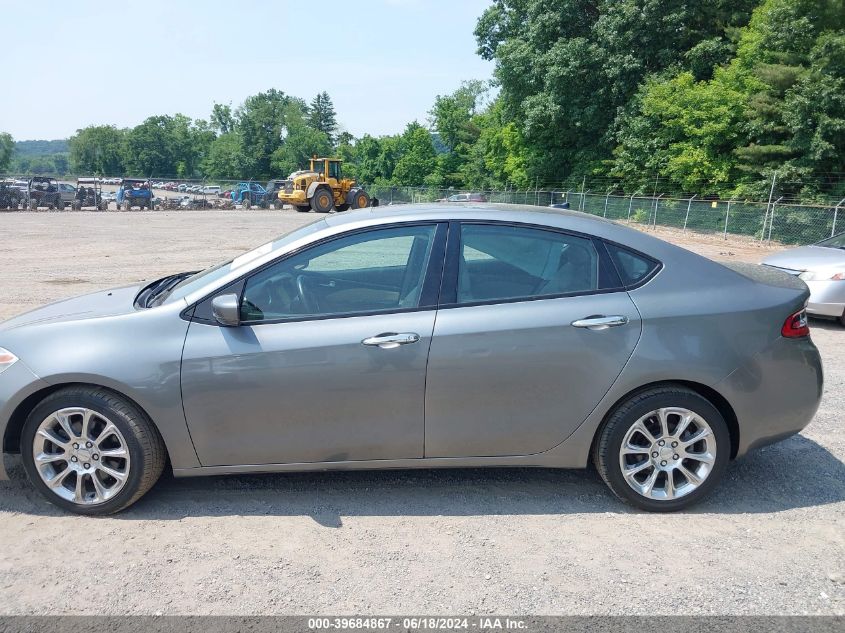 2013 Dodge Dart Limited VIN: 1C3CDFCA7DD143376 Lot: 39684867