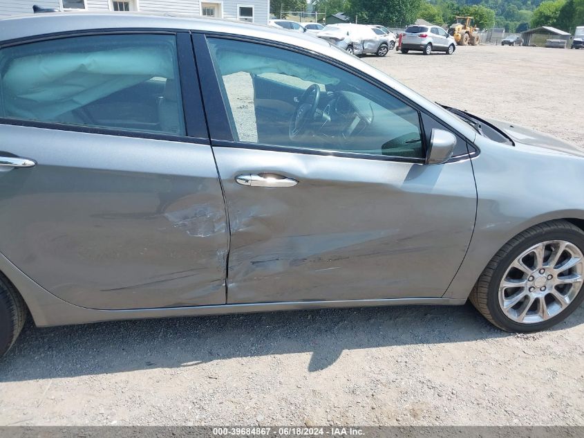 2013 Dodge Dart Limited VIN: 1C3CDFCA7DD143376 Lot: 39684867