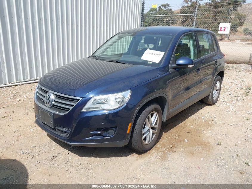 2011 Volkswagen Tiguan S VIN: WVGAV7AX3BW533577 Lot: 39684887