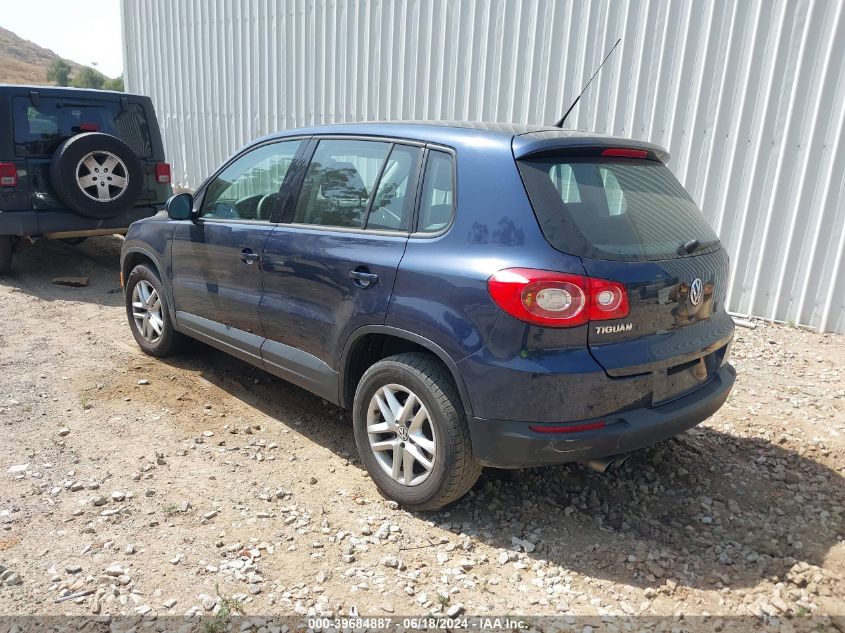 2011 Volkswagen Tiguan S VIN: WVGAV7AX3BW533577 Lot: 39684887