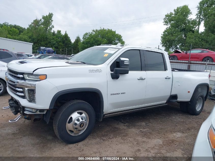 2022 Chevrolet Silverado 3500Hd 4Wd Long Bed High Country VIN: 1GC4YVEY3NF310055 Lot: 39684895