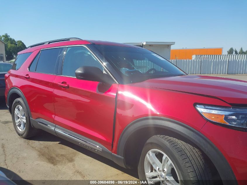 2022 Ford Explorer Xlt VIN: 1FMSK7DH4NGA68257 Lot: 39684898