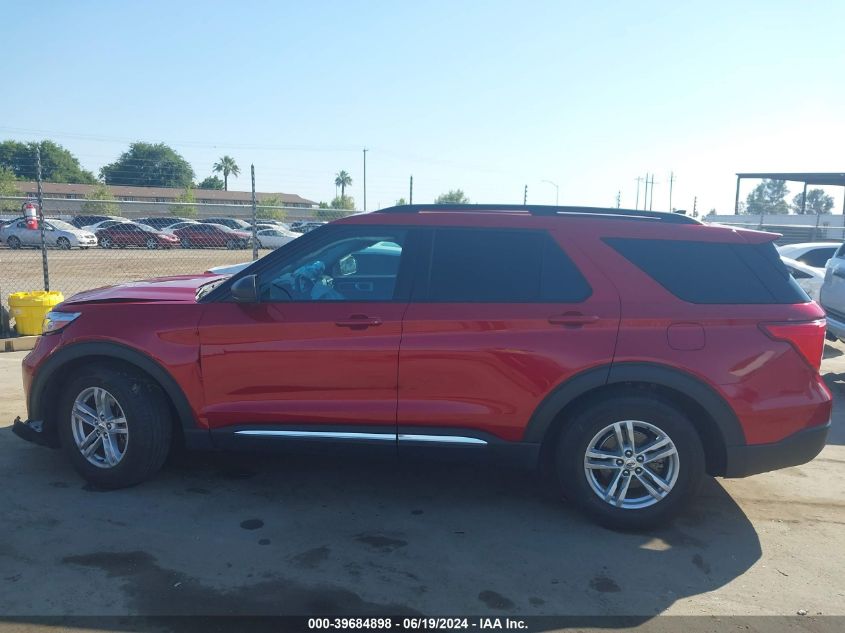 2022 Ford Explorer Xlt VIN: 1FMSK7DH4NGA68257 Lot: 39684898