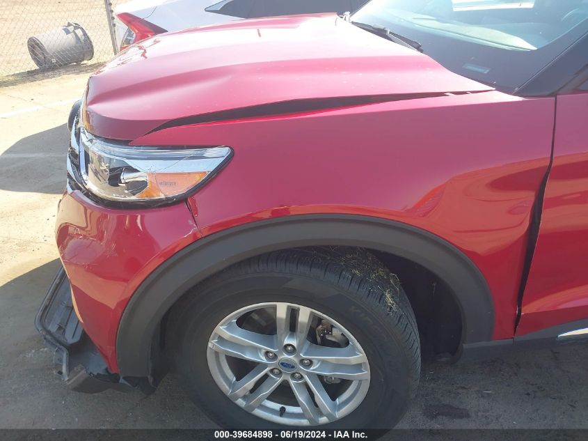 2022 Ford Explorer Xlt VIN: 1FMSK7DH4NGA68257 Lot: 39684898