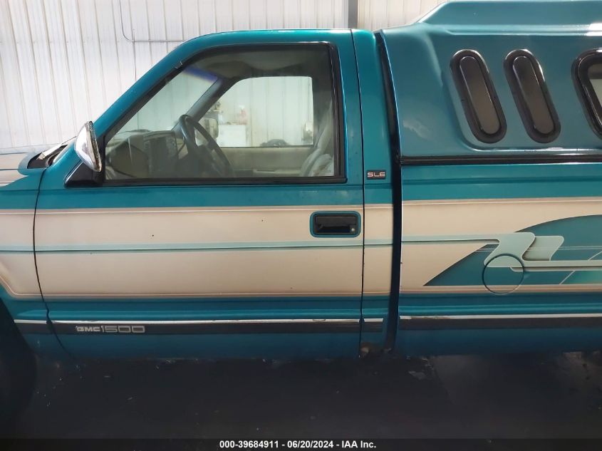 1993 GMC Sierra K1500 VIN: 1GDEK14K9PZ522077 Lot: 39684911