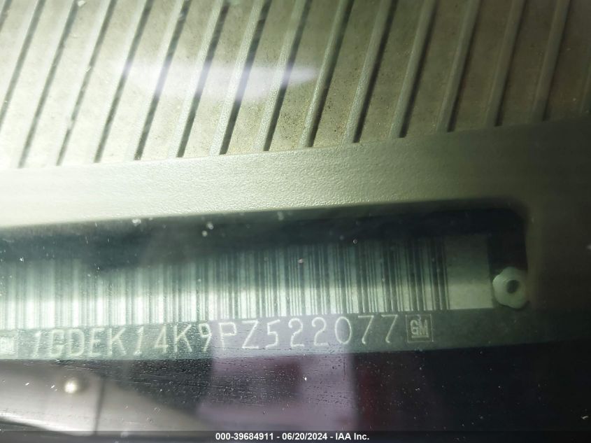 1993 GMC Sierra K1500 VIN: 1GDEK14K9PZ522077 Lot: 39684911