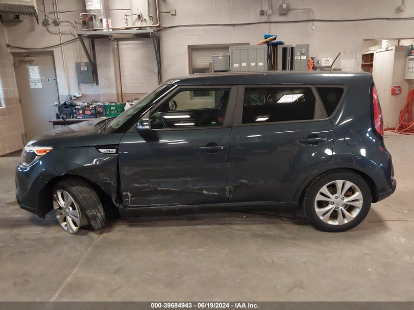 2014 Kia Soul + VIN: KNDJP3A57E7075210 Lot: 39684943