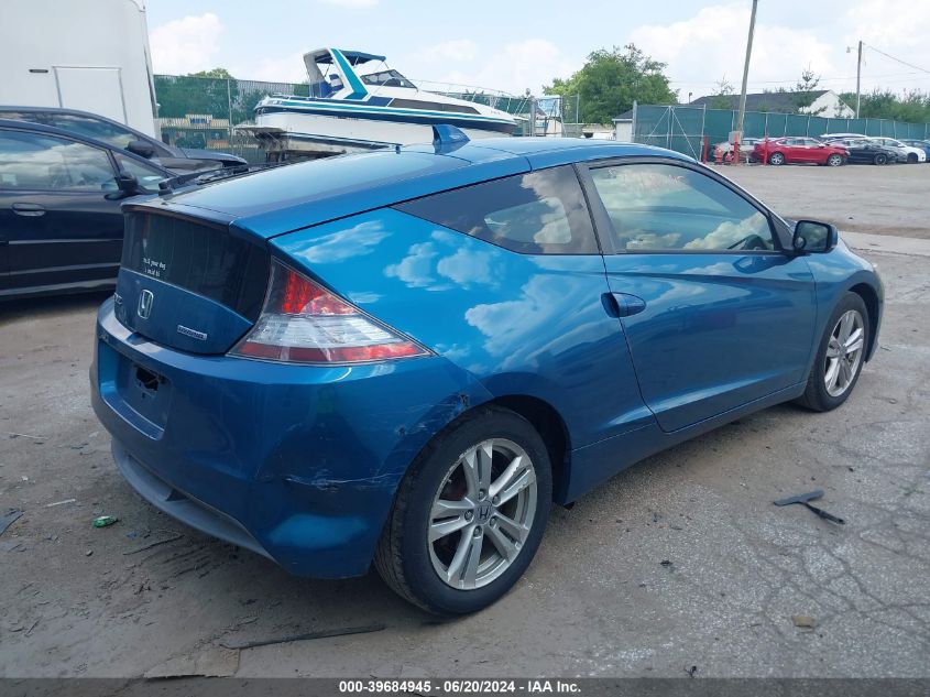 2012 Honda Cr-Z Ex VIN: JHMZF1D66CS002627 Lot: 39684945