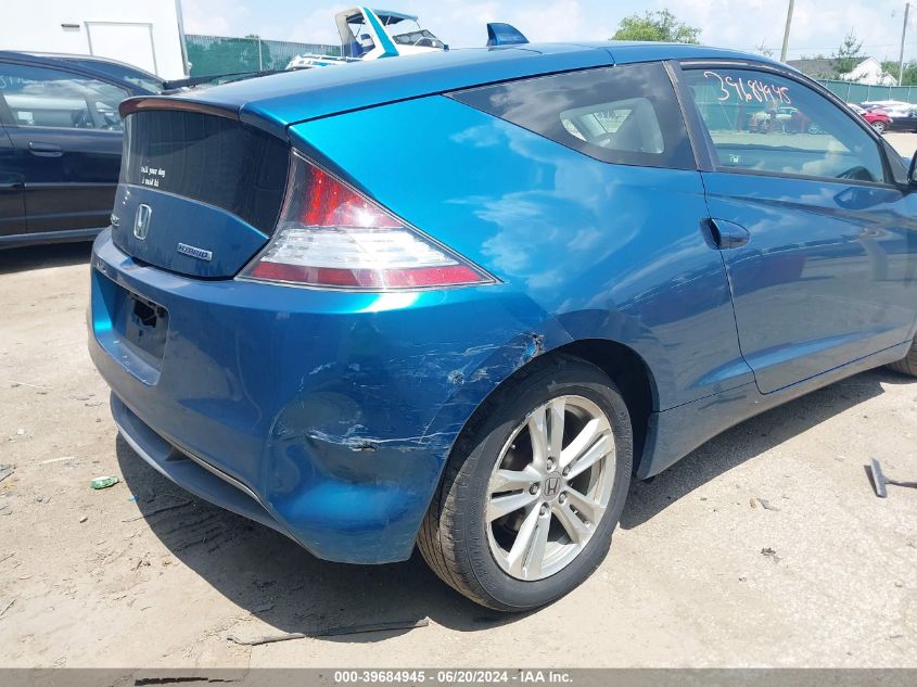 2012 Honda Cr-Z Ex VIN: JHMZF1D66CS002627 Lot: 39684945