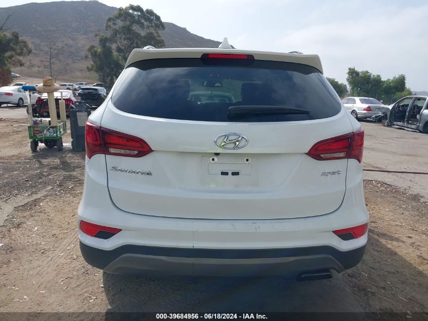 2018 Hyundai Santa Fe Sport 2.4L VIN: 5XYZU3LB3JG519307 Lot: 39684956