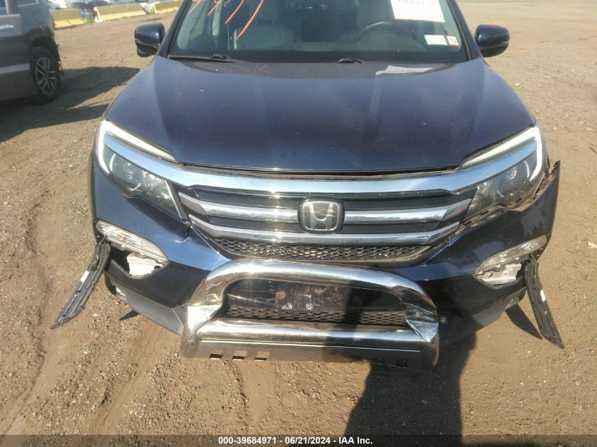 2016 Honda Pilot Touring VIN: 5FNYF6H91GB118822 Lot: 39684971