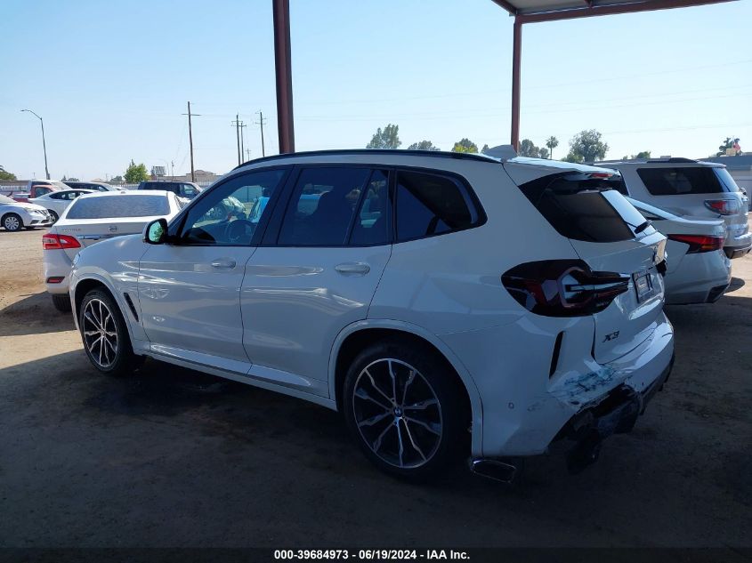 2023 BMW X3 xDrive30I VIN: 5UX53DP07P9R19251 Lot: 39684973