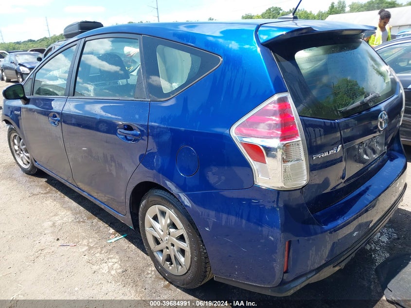 2015 Toyota Prius V Three VIN: JTDZN3EU7FJ026586 Lot: 39684991