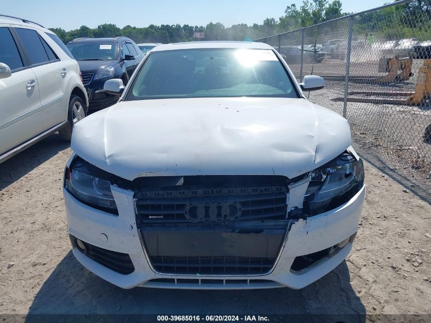 2010 Audi A4 2.0T Premium VIN: WAUBFAFL8AN052878 Lot: 39685016