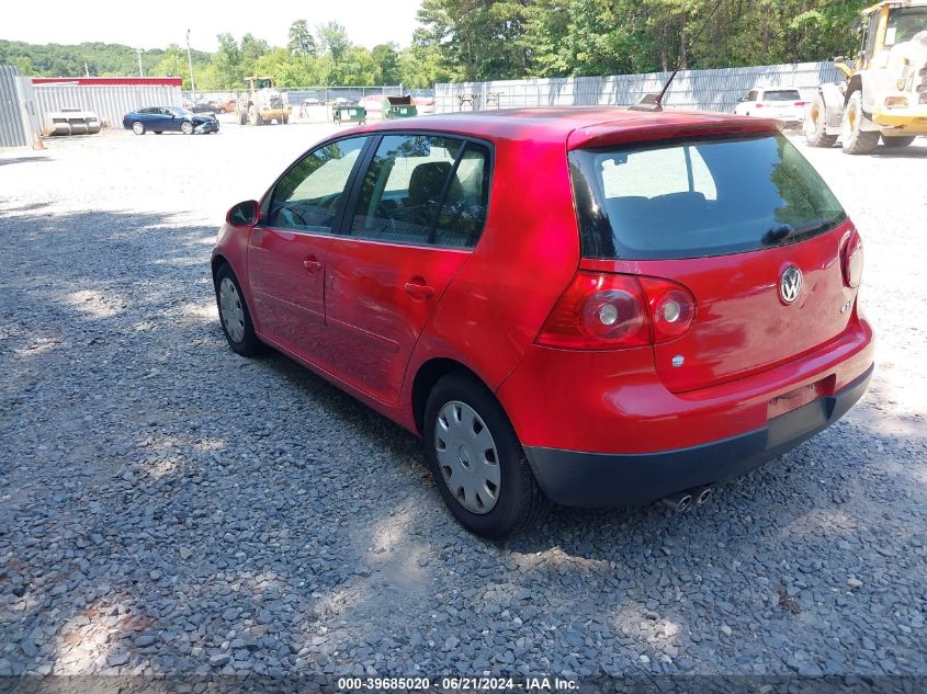 2008 Volkswagen Rabbit S VIN: WVWDA71K08W129453 Lot: 39685020