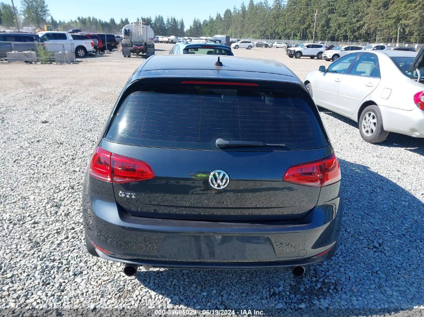 2015 Volkswagen Gti VIN: 3VW4T7AU3FM069982 Lot: 39685029