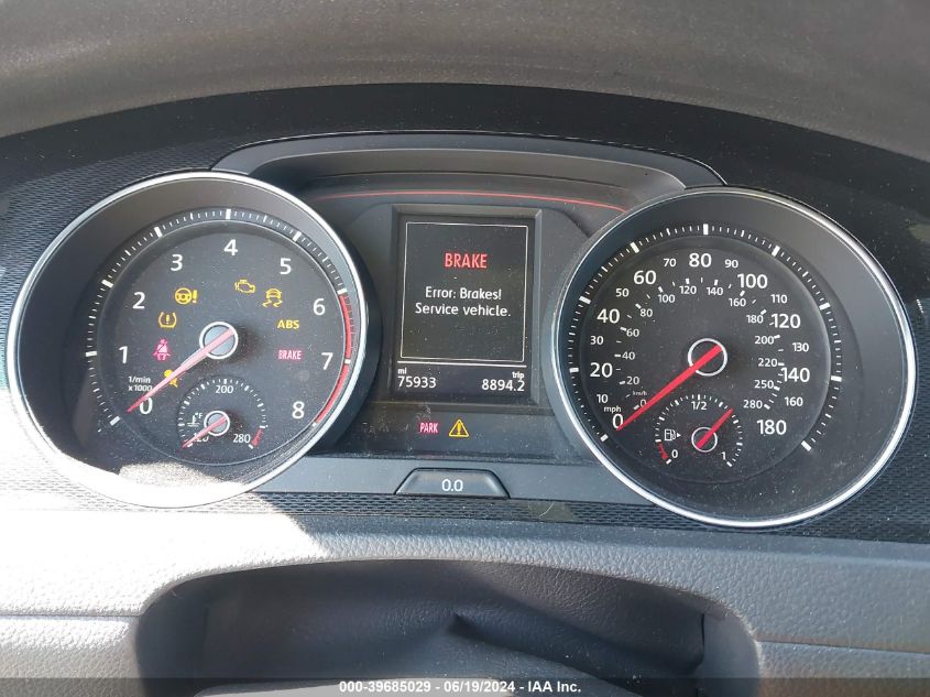 2015 Volkswagen Gti VIN: 3VW4T7AU3FM069982 Lot: 39685029