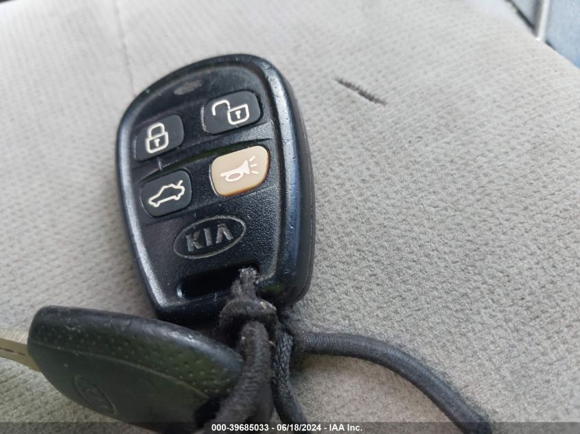 2006 Kia Spectra Ex/Lx/Sx VIN: KNAFE121165301098 Lot: 39685033