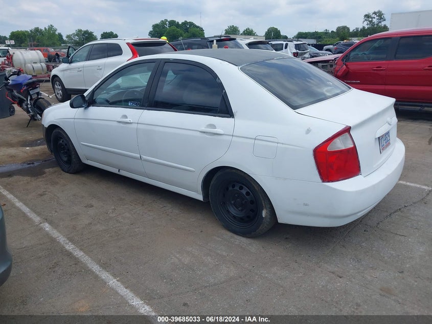 2006 Kia Spectra Ex/Lx/Sx VIN: KNAFE121165301098 Lot: 39685033