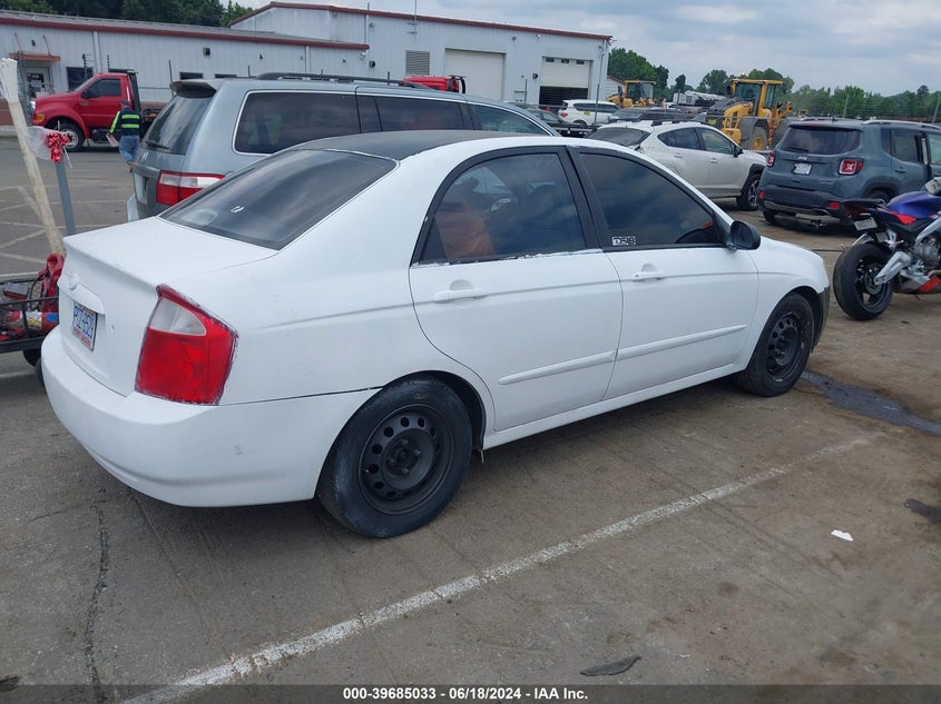 2006 Kia Spectra Ex/Lx/Sx VIN: KNAFE121165301098 Lot: 39685033