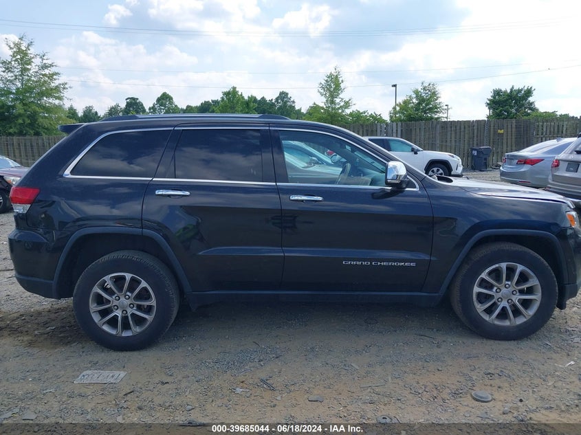 2014 Jeep Grand Cherokee Limited VIN: 1C4RJFBGXEC111906 Lot: 39685044