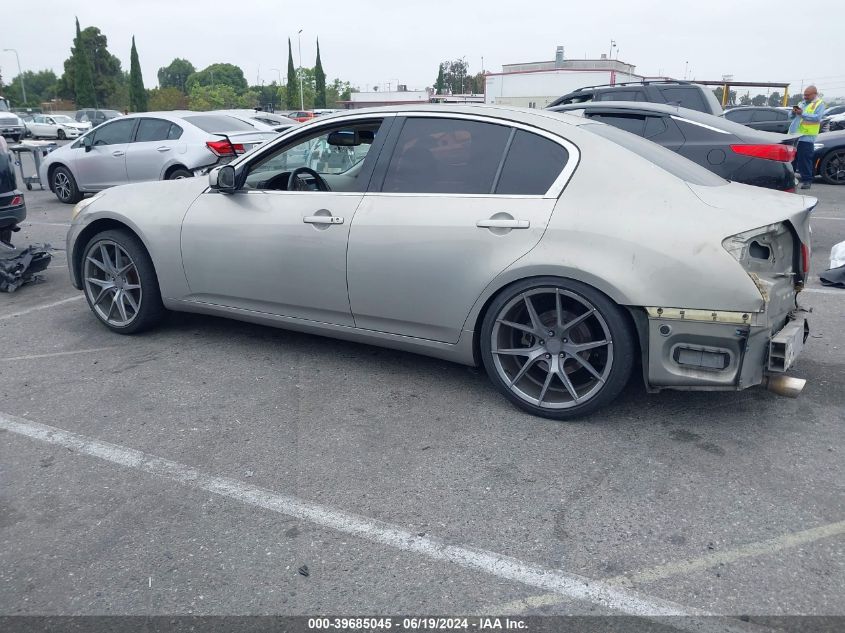 2008 Infiniti G35 VIN: JNKBV61E08M208759 Lot: 39685045