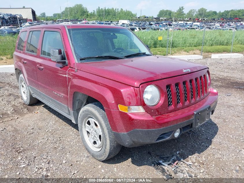 2014 Jeep Patriot Sport VIN: 1C4NJRBB5ED841155 Lot: 39685068