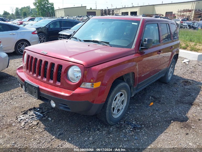 2014 Jeep Patriot Sport VIN: 1C4NJRBB5ED841155 Lot: 39685068