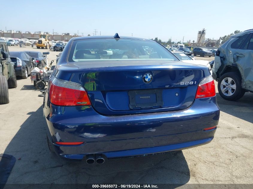 2009 BMW 528I VIN: WBANU53569C122952 Lot: 39685072