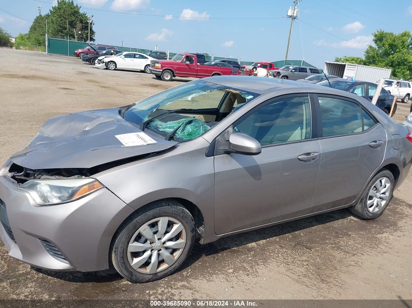 2014 Toyota Corolla Le VIN: 2T1BURHE7EC125091 Lot: 39685090