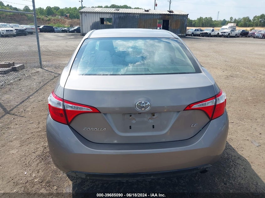 2014 Toyota Corolla Le VIN: 2T1BURHE7EC125091 Lot: 39685090