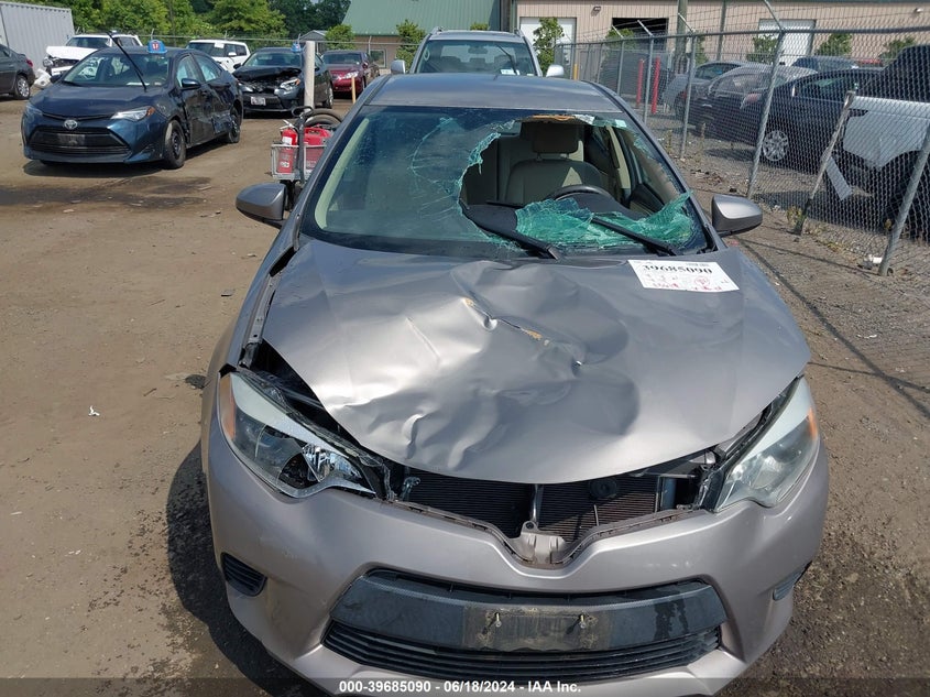 2014 Toyota Corolla Le VIN: 2T1BURHE7EC125091 Lot: 39685090