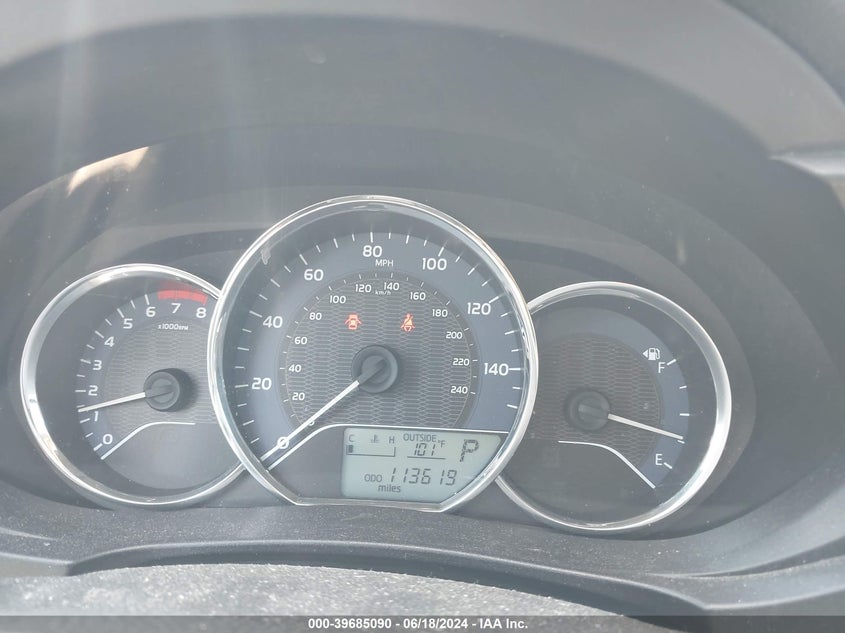 2014 Toyota Corolla Le VIN: 2T1BURHE7EC125091 Lot: 39685090