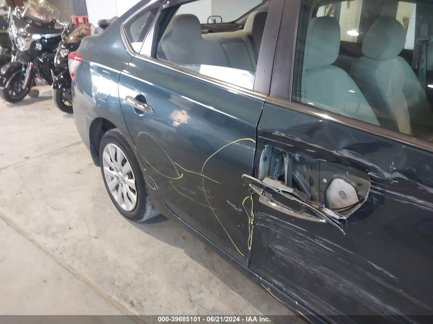 2015 Nissan Sentra S/Sv/Sr/Sl VIN: 3N1AB7AP2FY298135 Lot: 39685101