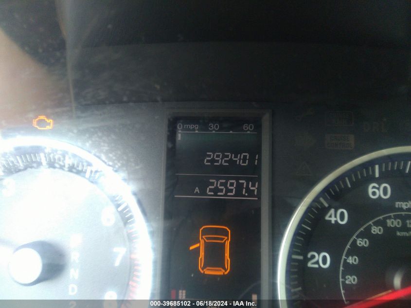 2009 Honda Cr-V Lx VIN: 5J6RE48349L004783 Lot: 39685102