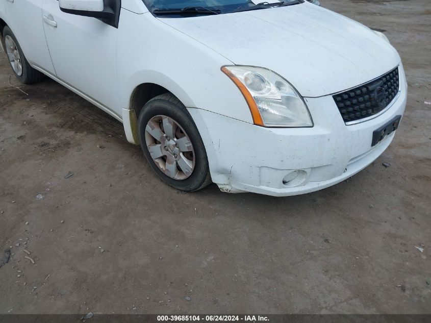 2008 Nissan Sentra 2.0 VIN: 3N1AB61E08L738801 Lot: 39685104