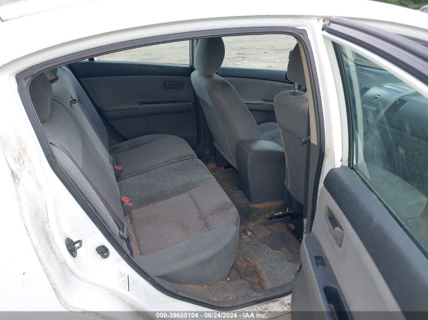 2008 Nissan Sentra 2.0 VIN: 3N1AB61E08L738801 Lot: 39685104