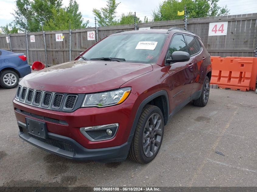 2021 Jeep Compass 80Th Anniversary 4X4 VIN: 3C4NJDEB9MT600917 Lot: 39685108