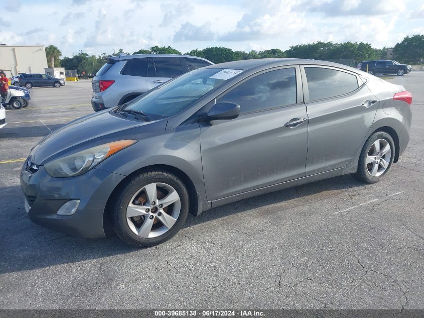 2013 Hyundai Elantra Gls VIN: 5NPDH4AE1DH159095 Lot: 39685138