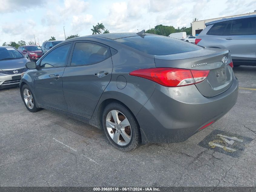 2013 Hyundai Elantra Gls VIN: 5NPDH4AE1DH159095 Lot: 39685138