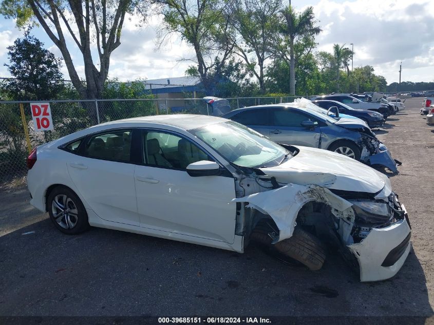 2018 Honda Civic Lx VIN: 19XFC2F50JE023870 Lot: 39685151