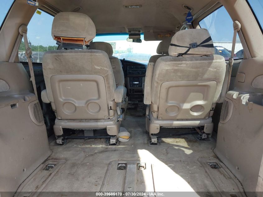 1998 Toyota Sienna Xle VIN: 4T3ZF13C5WU053251 Lot: 39685170