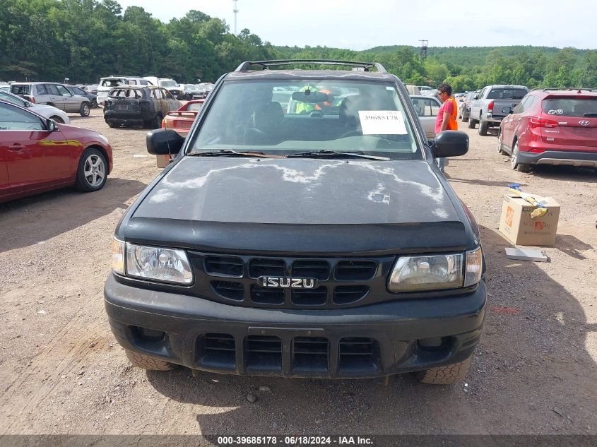 2000 Isuzu Rodeo Ls/Lse/S 3.2L VIN: 4S2CK58W5Y4348270 Lot: 39685178