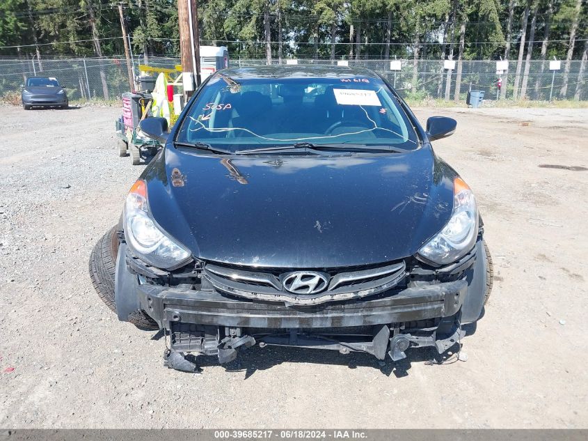 2013 Hyundai Elantra Limited VIN: KMHDH4AEXDU969407 Lot: 39685217