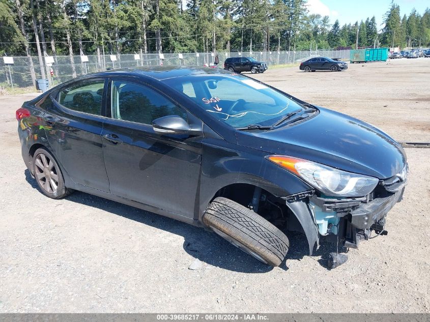 KMHDH4AEXDU969407 2013 Hyundai Elantra Limited